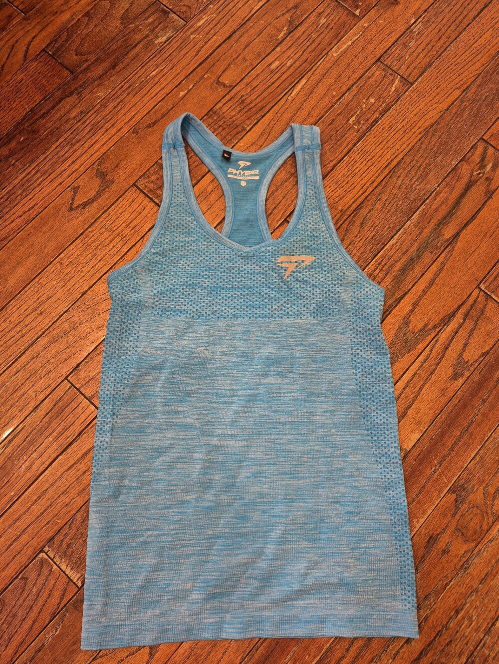 Sky Blue Racerback Swim Tank - Performance Fit